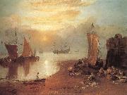 J.M.W. Turner Sun Rising through Vapour oil painting reproduction